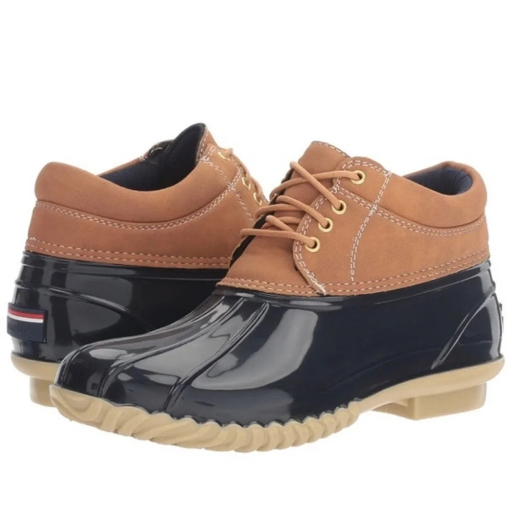 Tommy Hilfiger Duck Boots rain waterproof outdoor classic